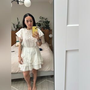 Aritzia Sunday Best bohemian mini dress